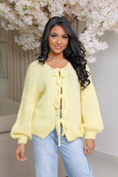 Yellow Ribbon Cardigan