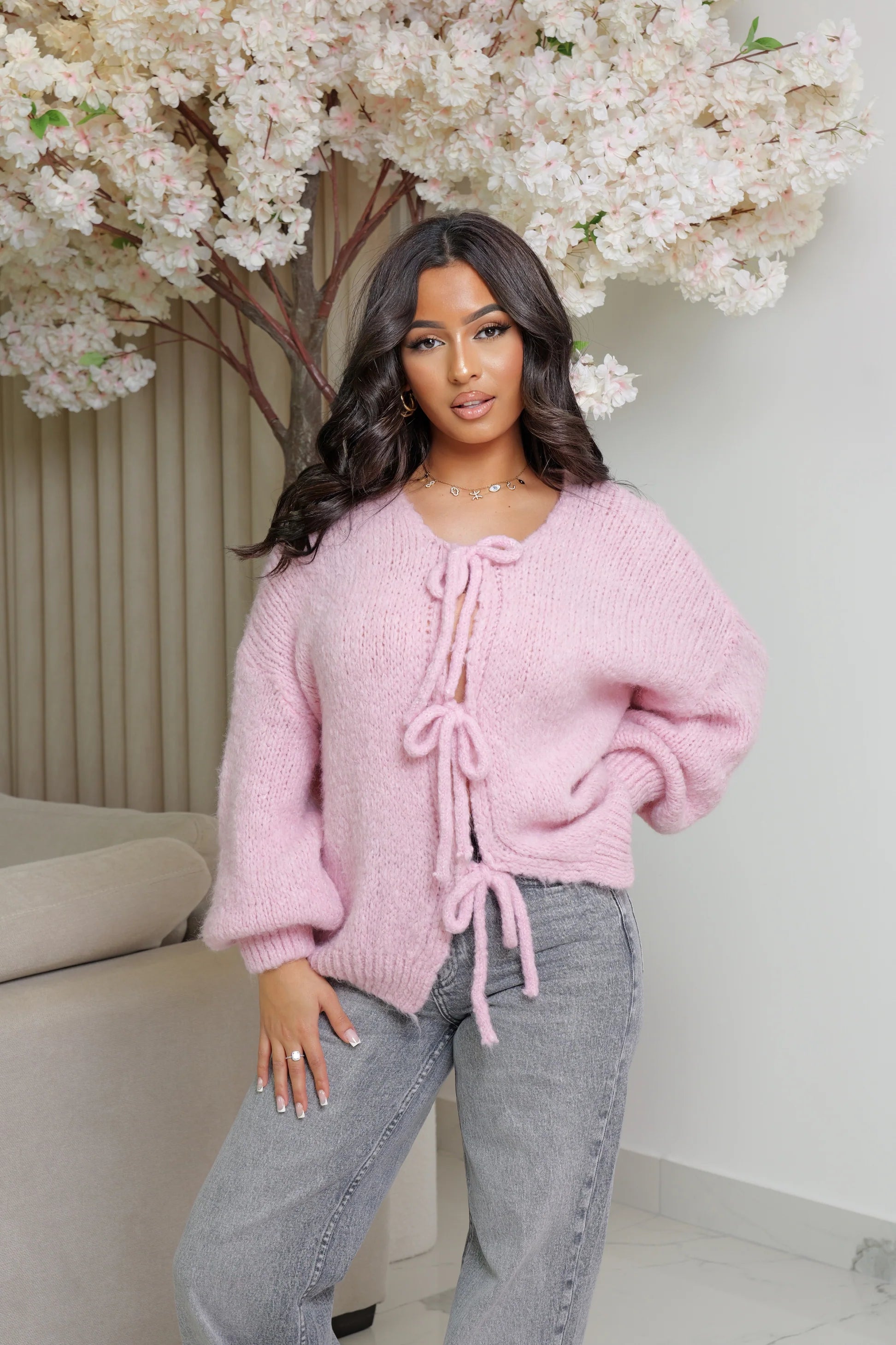 Rosa Ribbon Cardigan