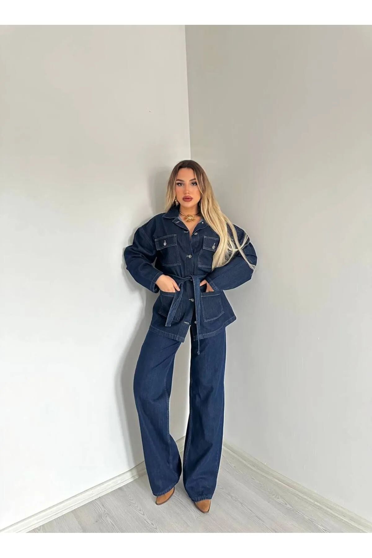 Denim Zweiteiler