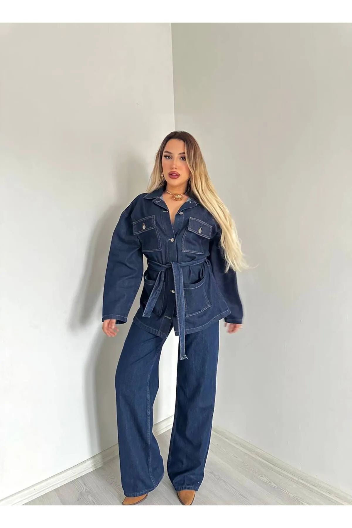Denim Zweiteiler