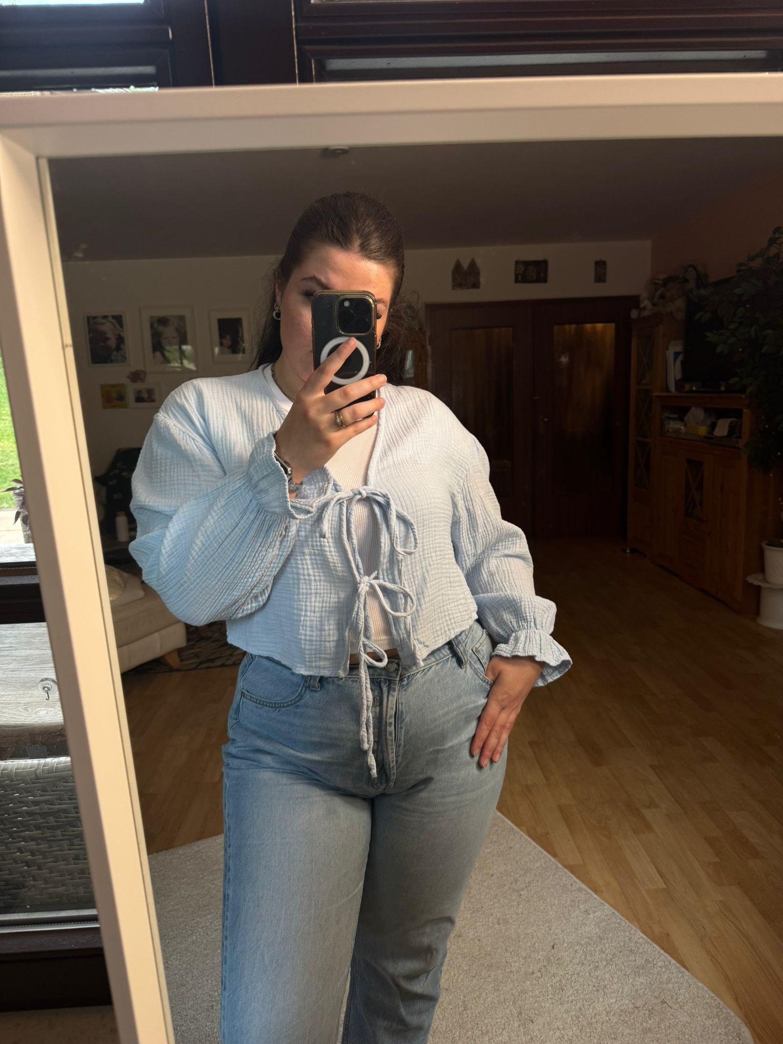 Musselin Bluse Linora