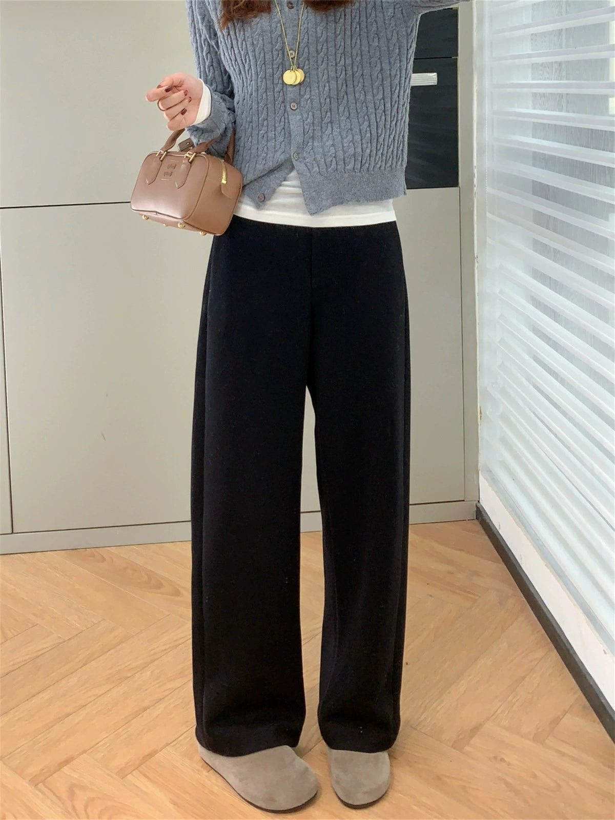 Lässige Wide-Leg Hose