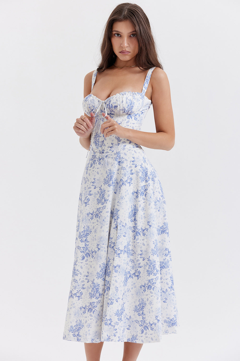 Azure Bloom Dress