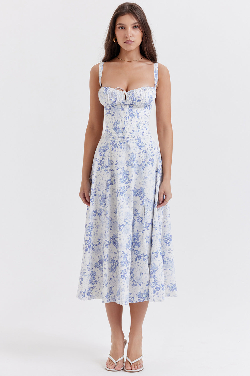 Azure Bloom Dress