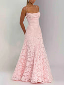 Lucy - Zartes Maxikleid mit Spitzendetail