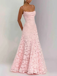 Lucy - Zartes Maxikleid mit Spitzendetail