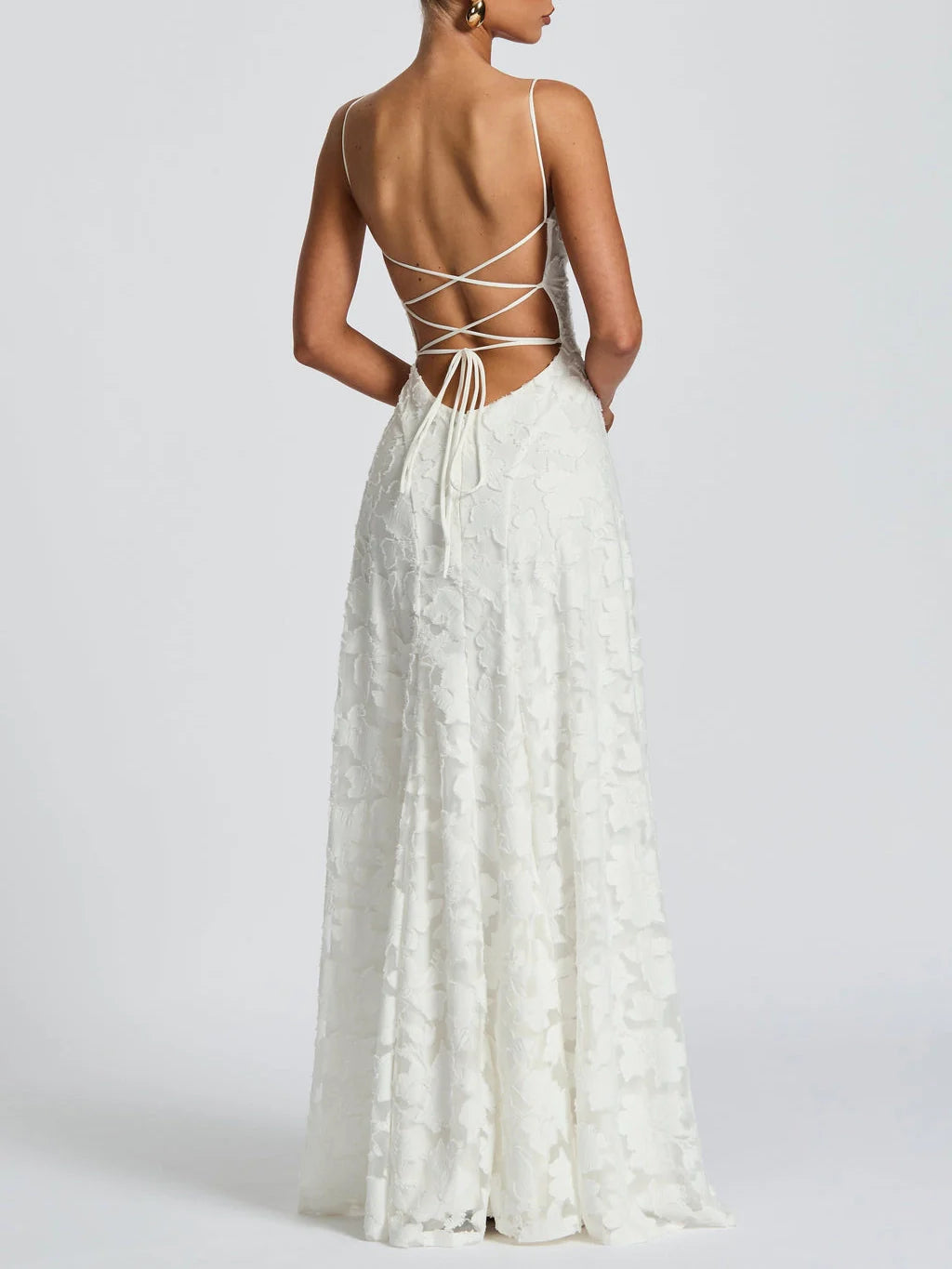 Lucy - Zartes Maxikleid mit Spitzendetail
